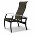 Red Barrel Studio® Hinch Patio Dining Chair Sling in Black | 39 H x 28.5 W x 30 D in | Wayfair 7CB7AB33CD6441498B48A05EB9879D69