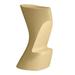 Vondom Noma Patio Bar Stool Plastic in Brown | 29.25 H x 14 W x 15.75 D in | Wayfair 45038A-BEIGE