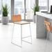 Upper Square™ Sawyer Bar & Counter Stool Wood/Upholstered in White | 32 H x 16 W x 20.5 D in | Wayfair 2A50609A46844FB5ACFF59A56AD4469E