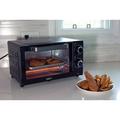 Total Chef 4-Slice Toaster Oven, Compact Design w/ Baking Pan & Toasting Rack Stainless Steel in Black/Gray | 8.9 H x 14.6 W x 12.75 D in | Wayfair