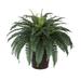 Latitude Run® 12" Artificial Fern Plant in Pot Silk/Plastic/Metal in Brown | 25 H x 26 W x 26 D in | Wayfair 26223D4D3DAD471C94D7159E9AA48001