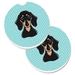 Red Barrel Studio® Retriever Car Coaster Ceramic in Blue | 2.5 H x 0.25 D in | Wayfair 03AE50079D264CA081640C585D0D4597