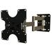 Mount-It Full Motion TV Wall Mount | 25 in. Long Extension Swing Arm Bracket For Stud Installation in Black | 17 H x 10 W in | Wayfair MI-411