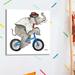 Zoomie Kids 'What a Wild Ride III' Print Canvas in Blue/Gray/Red | 18 H x 18 W x 1 D in | Wayfair AEA1F2A3F30C4BCC9DDC5FCE401780A6