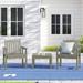 Sol 72 Outdoor™ Anette 3 Piece Seating Group in Blue | Wayfair 1E3C8DED553E415889F29B7AB82D11F5