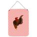 Gracie Oaks Malaysian Serama Chicken Hanging Prints Wall Décor Metal in Pink | 12 H x 16 W x 0.03 D in | Wayfair 4B5174C822624E4E972021B95EA5B2D5