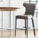 Fairfield Chair Gavin Counter & Bar Stool Wood/Upholstered in Blue/Brown | 44 H x 22 W x 24.5 D in | Wayfair 5072-07_ 8789 90_ Tobacco