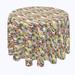 Red Barrel Studio® Geometric Round Tablecloth Polyester in Gray/Yellow | 102 D in | Wayfair 7BD55A816C774B44BB5ADFC58BCBBB4B