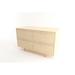 Chapman Tronk Design 4 Drawers Double Dresser Wood in Red/Pink/Brown | 29 H x 47 W x 23 D in | Wayfair CHP_2U_2DW_MPL_PK