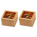 Rebrilliant Bamboo 2" H x 3" W x 3" D Organizer Set Bamboo in Brown | 2 H x 3 W x 3 D in | Wayfair 457425EF362F415EA64F3F1A1E8A570D