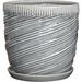 Rosecliff Heights Abernathy 100% Ceramic Pot Planter Ceramic in Gray | 7.5 H x 7.25 W x 7.25 D in | Wayfair 81022A4D82F6432CA4601008540390B9