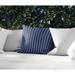 Union Rustic Giacomo Outdoor Square Cotton Pillow Cover & Insert Eco-Fill/Polyester in Blue | 18 H x 18 W x 4 D in | Wayfair