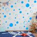 Ebern Designs 52 Piece Bubbles Peel & Stick Bathroom Wall Decal Set Vinyl in Blue | 28 H x 22 W in | Wayfair D5FA7EC6F7AE43D6911905AC10333C05