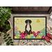 The Holiday Aisle® Veronique Easter Eggs Chocolate Labrador 36 in. x 24 in. Non-Slip Outdoor Door Mat Synthetics in White | 24" x 36" | Wayfair