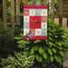 Caroline's Treasures Ankole-Watusu Jersey Cow Love 2-Sided Polyester 15 x 12 in. Garden Flag in Brown/Red | 15 H x 11.5 W in | Wayfair CK5250GF