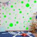 Ebern Designs 52 Piece Bubbles Peel & Stick Bathroom Wall Decal Set Vinyl in Green | 28 H x 22 W in | Wayfair D0272328289E4D8FBD637BD374663510