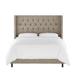 Canora Grey Casstown Standard Bed Upholstered/Metal in Black | 56 H x 61 W x 80 D in | Wayfair 06F8263EAE414E84854B79CA773C0ED5