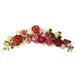 Ophelia & Co. 50" Faux Large Peony Rose Hydrangea Swag - Burgundy Silk | 50 H x 12 W x 5 D in | Wayfair 5E82393F258F4A51BC964473E686C97E