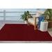 Red Rectangle 10' x 15' Area Rug - Latitude Run® Runner Floral Braided Indoor/Outdoor Area Rug Polypropylene | Wayfair