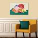 Gracie Oaks 'Modern Colorful Fruit Still Life' - Wrapped Canvas Painting Print Canvas | 12 H x 18 W x 1.25 D in | Wayfair