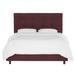 Three Posts™ Alissa Bed Upholstered in Red/Black | 51 H x 56 W x 78 D in | Wayfair 37A934587C6540EA9AFE2A89EC1AB5CB