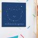 Zoomie Kids 'Constellation Inspiration I' - Print Paper in Blue | 18 H x 18 W x 1 D in | Wayfair B687B098F0CA40DEB724C1D37380141A