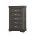 Darby Home Co Schulze 5 Drawer Chest Wood in Gray | 47 H x 31 W x 15 D in | Wayfair 948DE3C9ADDC413E8E557936E6EDE652