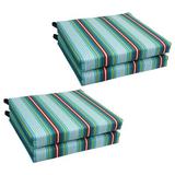 Bayou Breeze Chair Outdoor Seat Cushion Polyester in Red/Green/Blue | 3 H x 20 W in | Wayfair B263DAFEA0F34BBFA003BD1DAA45C281