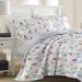 Laura Ashley Ahoy Reversible Coastal Quilt Set Polyester/Polyfill/Cotton in Blue | Twin Quilt + 1 Twin Sham | Wayfair 222268