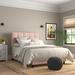 Three Posts™ Alissa Bed Upholstered in Pink | 51 H x 41 W x 78 D in | Wayfair 149FACB4F4B44C40AFFE6096ABDD575A