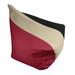 East Urban Home Arizona Standard Bean Bag Cover Polyester/Fade Resistant in Red/Brown | 42 H x 38 W x 2 D in | Wayfair