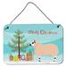 The Holiday Aisle® Merino Sheep Christmas Hanging Prints Decorative Accent Metal | 8 H x 12 W x 0.03 D in | Wayfair