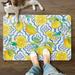 Green 1 x 20 W in Kitchen Mat - August Grove® Elcin Lovely Lemons Comfort Anti-Fatigue Mat Foam, Cotton | 1 H x 20 W in | Wayfair