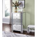 Everly Quinn Choi 5 Drawer Chest Wood in Brown/White | 52 H x 34 W x 25 D in | Wayfair 00D128A767AD4736B86B92A41450F2FE