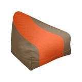 East Urban Home San Francisco Standard Bean Bag Cover Polyester/Fade Resistant in Orange/Brown | 30 H x 27 W x 2 D in | Wayfair