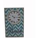 Highland Dunes Lanning Wall Clock Wood in Blue/Brown | 18.75 H x 11.75 W x 1 D in | Wayfair 83EBF72BFD344038A107FEB6F70BB845