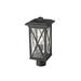 Beachcrest Home™ Thorpe 1-Light Lantern Head Aluminium/Metal in Black/Gray | 16.5 H x 7.5 W x 7.5 D in | Wayfair 3382597A8AD04C07BBA6B375AB92F164