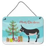 The Holiday Aisle® Hinny Horse Donkey Christmas Hanging Prints Decorative Accent Metal | 8 H x 12 W x 0.03 D in | Wayfair