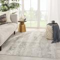 White 63 x 0.25 in Area Rug - Williston Forge Barnsdall Gray/Ivory Area Rug Polyester/Viscose | 63 W x 0.25 D in | Wayfair