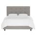 Three Posts™ Alissa Bed Upholstered in Black | 51 H x 56 W x 78 D in | Wayfair E870450AA4A44190A63E4F3E02B6A466
