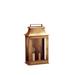 Northeast Lantern Concord 2 - Bulb Outdoor Wall Lantern Brass/Glass/Metal in Yellow | 16 H x 9.25 W x 6.5 D in | Wayfair 5721-AB-LT2-CLR