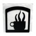 Red Barrel Studio® Coffee Cup Napkin Holder Metal in Black | 6 H x 5.75 W x 2.25 D in | Wayfair 79DFD45A63F54C3B914286705BD5AF80