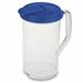 Sterilite Plastic Drink 64 oz. Pitcher in Blue | 8.88 H x 5.38 W in | Wayfair 4860906