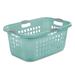 Sterilite 2 Bushel Ultra Laundry Basket, Large, Comfort Handles to Easily Carry Clothes Plastic in Green | 12 H x 27 W x 18 D in | Wayfair 12167906