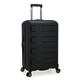 Traveler's Choice Pagosa Indestructible Hardshell Erweiterbares Spinner Gepäck, schwarz, Carry-on 22-Inch, Pagosa Unzerstörbares Hartschalengepäck, erweiterbar