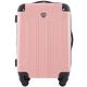 Travelers Club Sky+ Gepäck-Set, Rose Gold, 20" Carry-On, Chicago Hartschalen-Koffer, erweiterbar