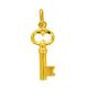 AvenueDuBijou Key Pendant 18 Carat Yellow Gold + Yellow Gold Chain