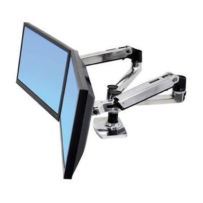 Ergotron LX Dual Desk Mount Side-by-Side Arm (Poli...