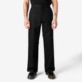 Dickies Men's Loose Fit Double Knee Work Pants - Black Size 50 32 (85283)