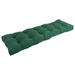 Latitude Run® Twill Indoor Seat Cushion Polyester/Cotton Blend in Green | 5 H x 55 W in | Outdoor Furniture | Wayfair